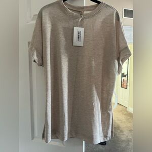 Mono B Light Beige Knit Top